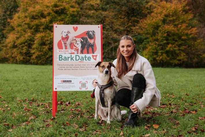 PURINA setzt sich mit TV-Star Laura Wontorra für die Tierschutz-Initiative Bark Date ein / Gemeinsam für glückliche Pfoten: PURINA und Bark Date verkünden Partnerschaft