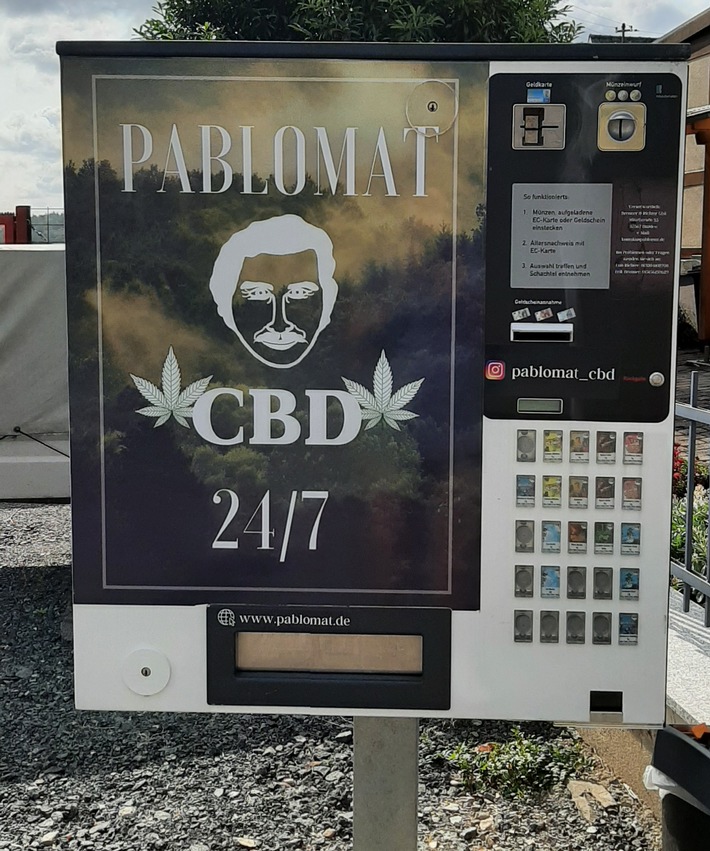 POL-PDNR: 12 Automaten mit Cannabisprodukten geleert und sichergestellt