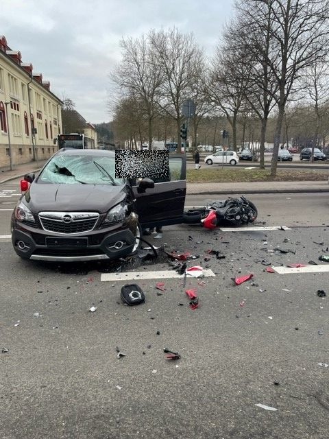 POL-PPWP: Verkehrsunfall mit schwerverletztem Motorradfahrer