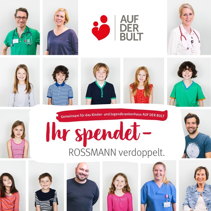 ROSSMANN spendet 500.000 Euro für Kinderkrankenhaus AUF DER BULT