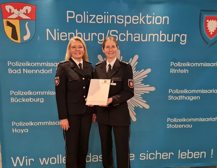 POL-GOE: Polizeikommissariat Rinteln unter neuer Leitung: Kommissariatsleiterin Melanie Meinke offiziell in neues Amt eingeführt