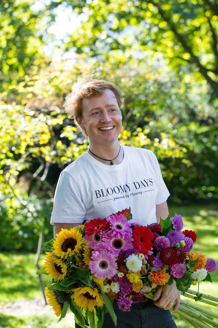 PRESSE-INFO: Björn Kroner wird Markenbotschafter  von &quot;Bloomy Days powered by Fleurop&quot;
