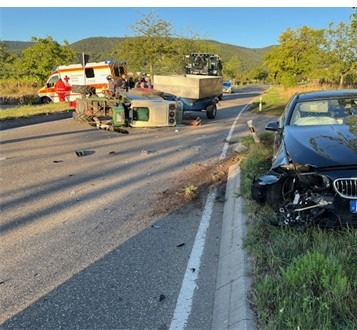 POL-PDLD: Verkehrsunfall mit Personenschaden