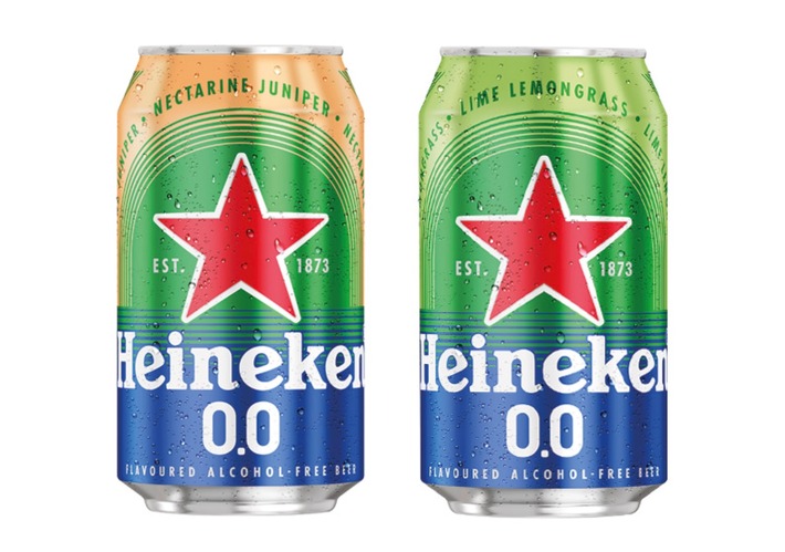 Heineken® 0.0 bringt mehr Geschmack ins Spiel und präsentiert zwei neue Sorten