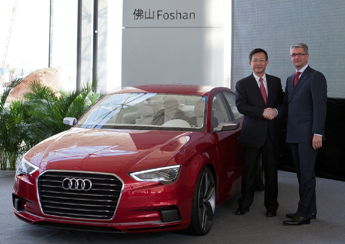 AUDI AG: Neues Werk in China fertigt ab 2013 Audi A3