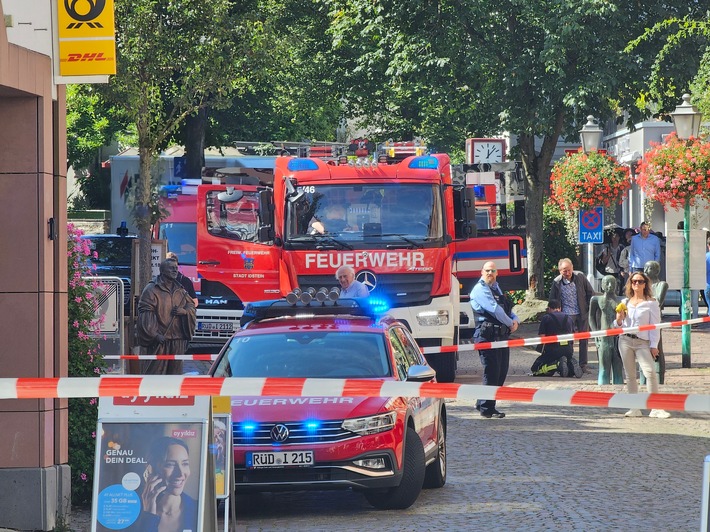 FW Rheingau-Taunus: Gasgeruch in der Idsteiner Innenstadt