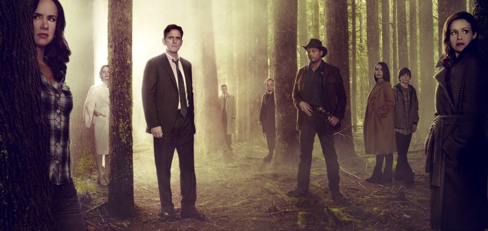 Größter weltweiter Start einer TV-Serie "Day and Date": 10-teilige Psychothriller-Serie "Wayward Pines" ab 14. Mai auf Fox
