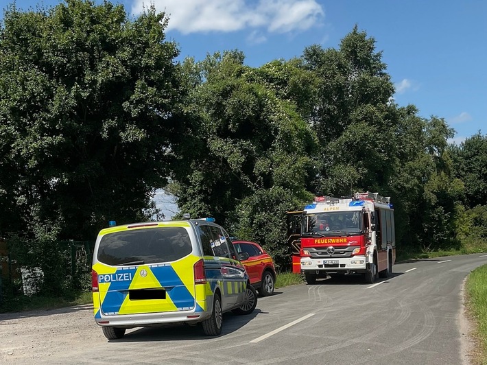 FW Alpen: Unbekannte Rauchentwicklung am Freizeitsee in Alpen - Menzelen