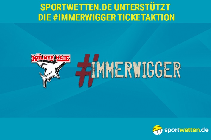 sportwetten.de unterstützt die #immerwigger-Ticketaktion