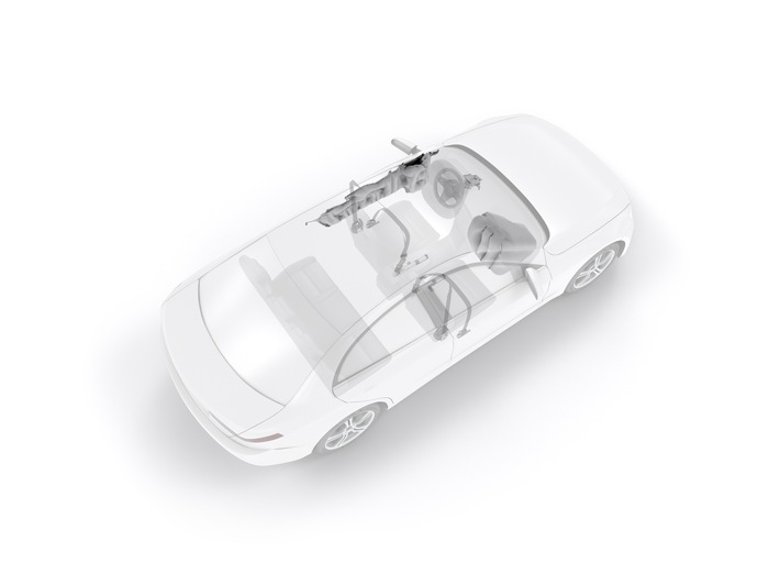 Premiere: Neues Airbag-Design von ZF trägt zu besserem Pkw-Insassenschutz bei