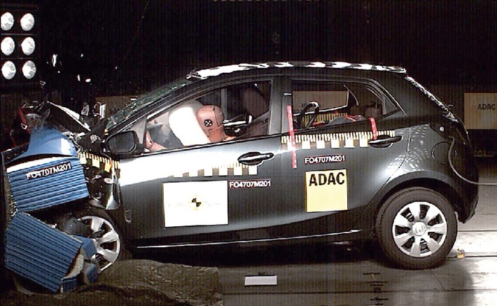 La nuova Mazda2 ottiene 5 stelle nei crash-tests Euro NCAP