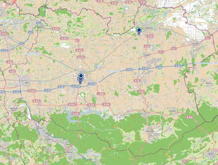 POL-SO: Kreis Soest - Wohnungseinbruchradar