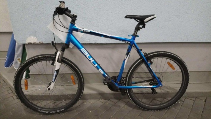 POL-MA: Mannheim: Fahrrad sichergestellt - Eigentümer gesucht!