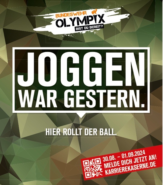 Bundeswehr Olympix als "Soccer Edition" erstmalig in Köln