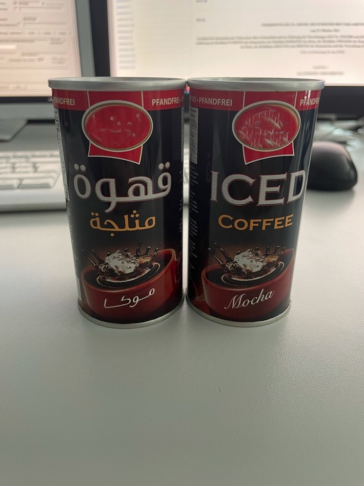 HZA-HH: Kalter Kaffee beim Zoll / Zollamt Hamburg verhindert Einfuhr von 419.688 Dosen Eiskaffee aus Saudi-Arabien