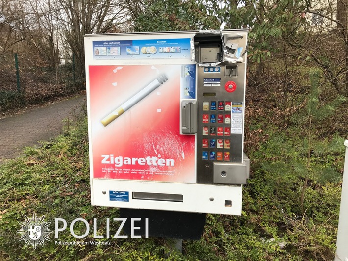 POL-PPWP: Erneuter Automatenaufbruch