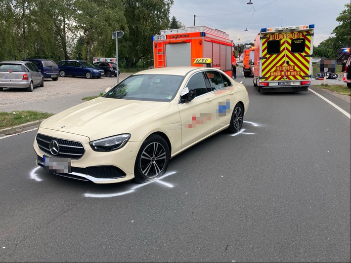 POL-ME: Motorradfahrer nach Unfall schwer verletzt - Langenfeld - 220925
