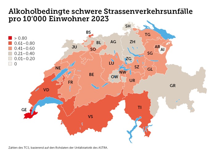 9 von 10 tödlichen Unfällen im Zusammenhang mit Alkohol werden von Männern verursacht