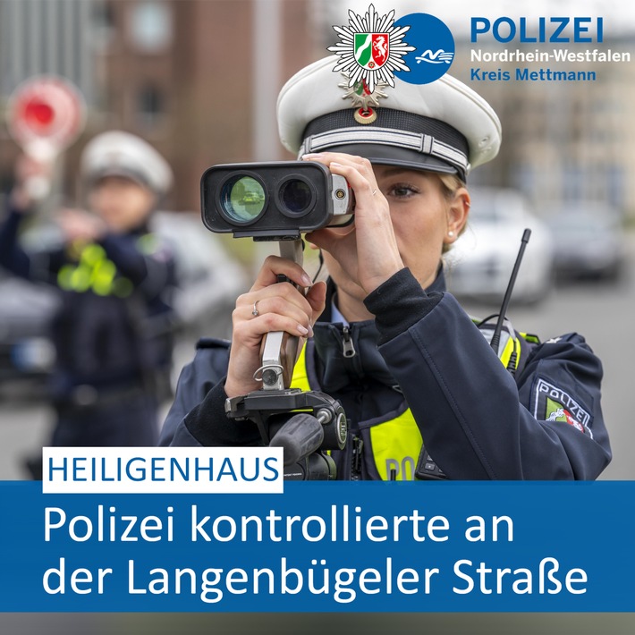 POL-ME: Tempokontrollen: Viele Verstöße an der Langenbügeler Straße - Heiligenhaus - 2411072