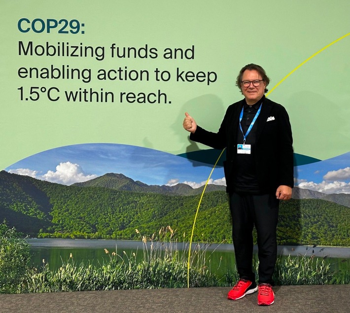 Frank Obrist at COP29: "Our DAC concept fits perfectly with global emissions trading"