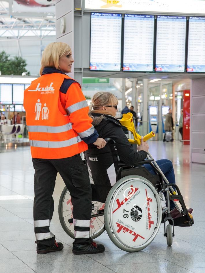 Auftragsverlängerung / Klüh bleibt Partner für PRM-Services am Flughafen Düsseldorf