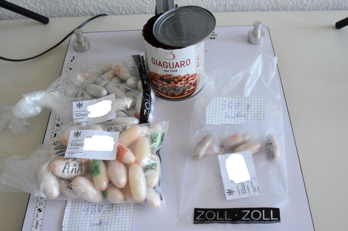 ZOLL-S: Zoll beschlagnahmt 11 Kilogramm Kokain und Heroin