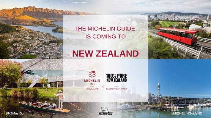 Der Guide MICHELIN erweitert seine globale Präsenz mit der Ankunft in "Aotearoa" (Neuseeland)