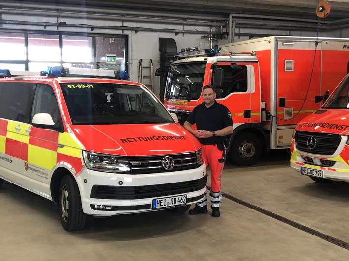 RKiSH: Start des Akut-Einsatzfahrzeugs (AEF) in Rendsburg