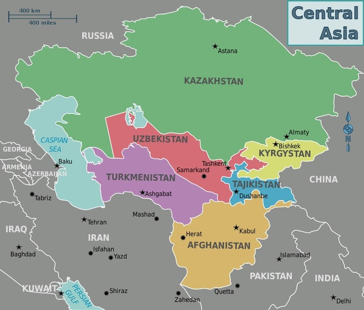 Von &quot;Nirgendwo&quot; nach &quot;Überall&quot;: / Zentralasien rückt immer näher an Europa / Der Krieg in der Ukraine, die Energiekrise und geostrategische Veränderungen bringen Dynamik in die Beziehungen