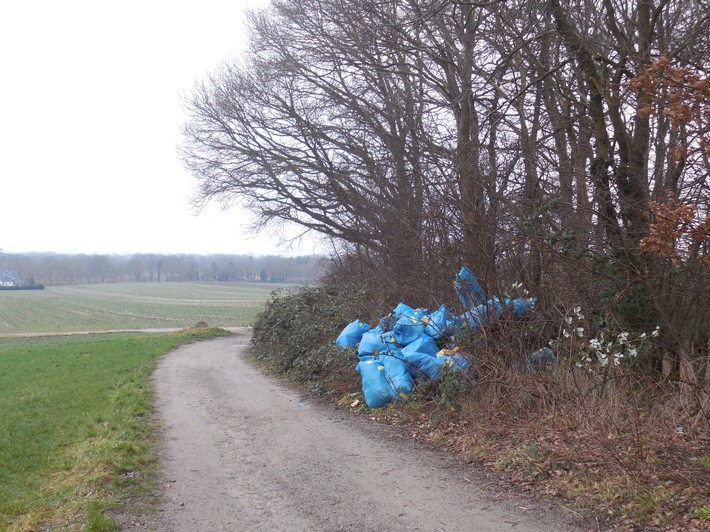 POL-VER: Müll illegal entsorgt