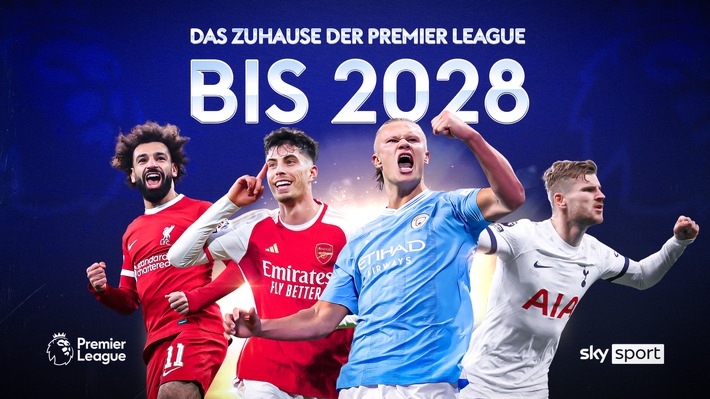 Sky Deutschland und die Premier League verlängern ihre langfristige Partnerschaft bis 2028: alle Spiele nur bei Sky Sport