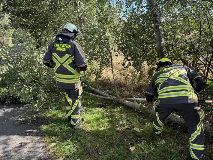 FW Hünxe: Sturmschaden