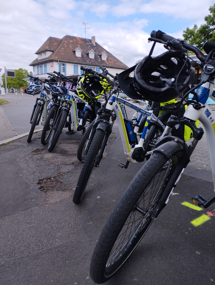 POL-DA: Darmstadt/Weiterstadt: Darmstädter Polizei auf Fahrradstreife