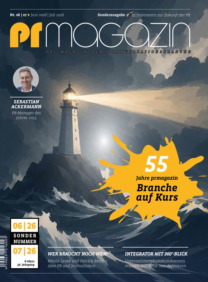 prmagazin feiert 55-jähriges Bestehen / Jubiläumsausgabe zur Transformation der PR-Branche