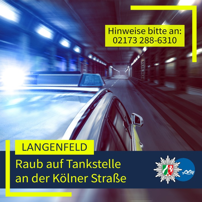 POL-ME: Raub auf Tankstelle: Polizei bittet um Hinweise - 2509084