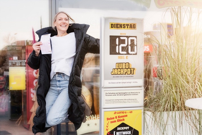 120 Millionen im Eurojackpot / Maximalsumme wartet am Dienstag