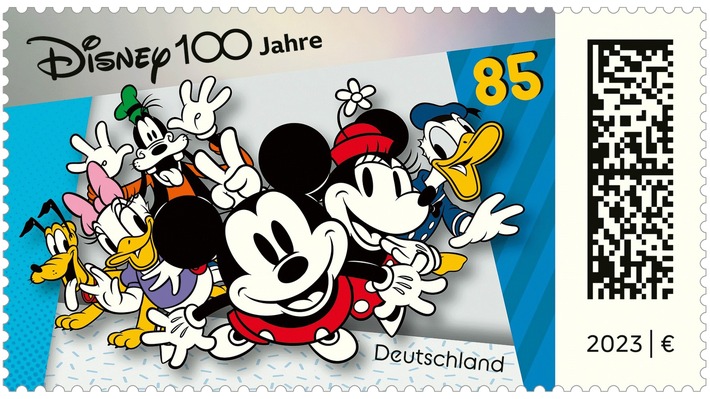 PM: „100 Jahre Disney“ ist Deutschlands schönste Briefmarke 2023