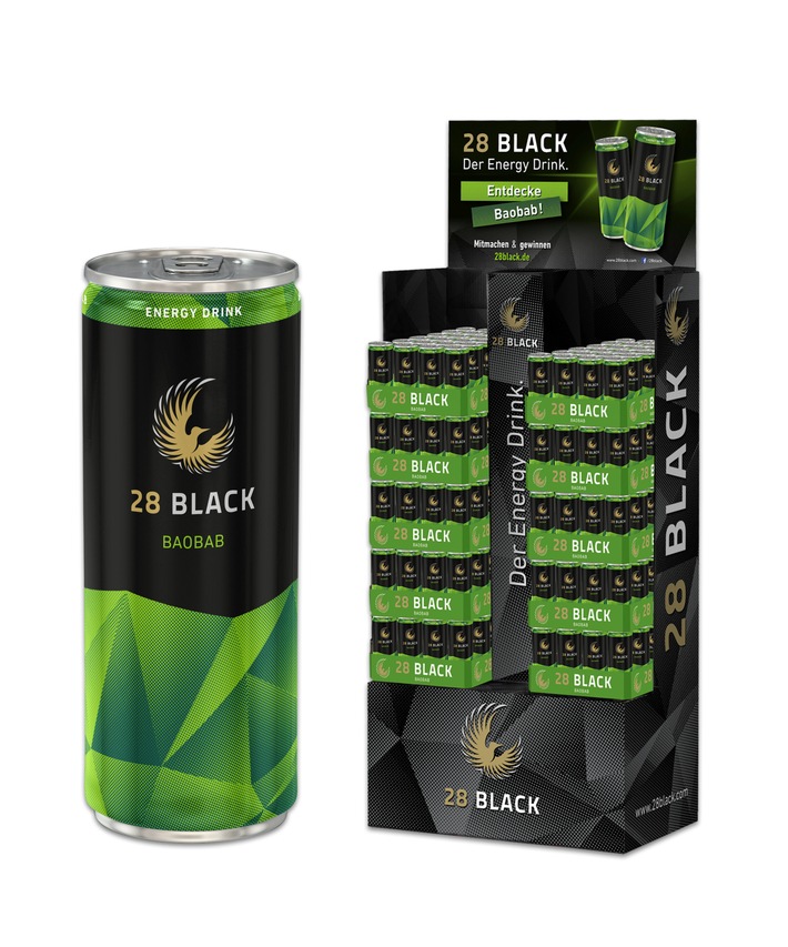 Entdecke Baobab! Das neue Geschmackserlebnis von 28 BLACK / Energy Drink startet umfangreiche Kampagne zum Produktlaunch von 28 BLACK Baobab (FOTO)