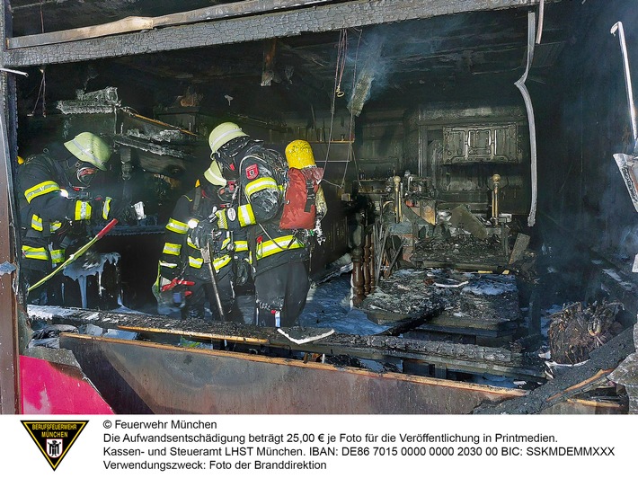 FW-M: Brand in Lokal (Freimann)