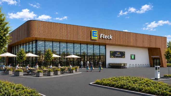 Presse-Information: Richtfest für neuen Edeka-Markt in Neuhausen