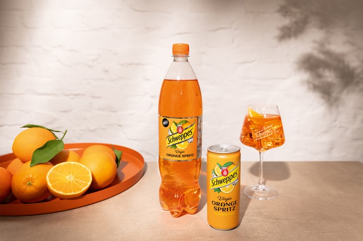 Virgin Orange Spritz: Die neue alkoholfreie Erfrischung von Schweppes