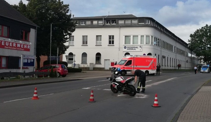 POL-RBK: Burscheid - Schwerverletzter Motorradfahrer