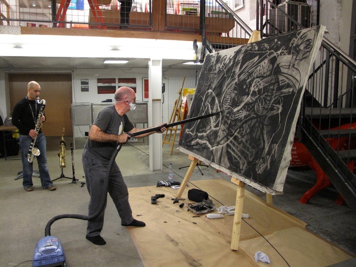 Kunst live - in den Künstlerateliers am 13. Schweizer Kunst-Supermarkt