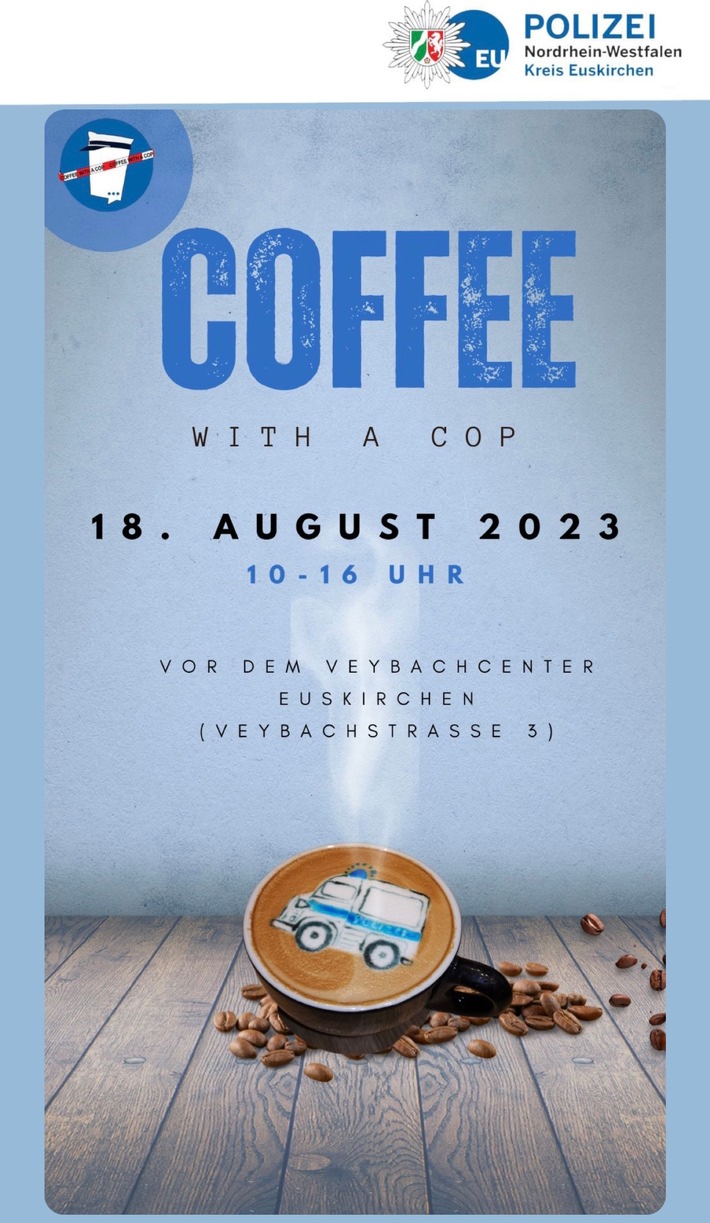 POL-EU: &quot;Coffee with a cop&quot; - Die Polizei lädt ein