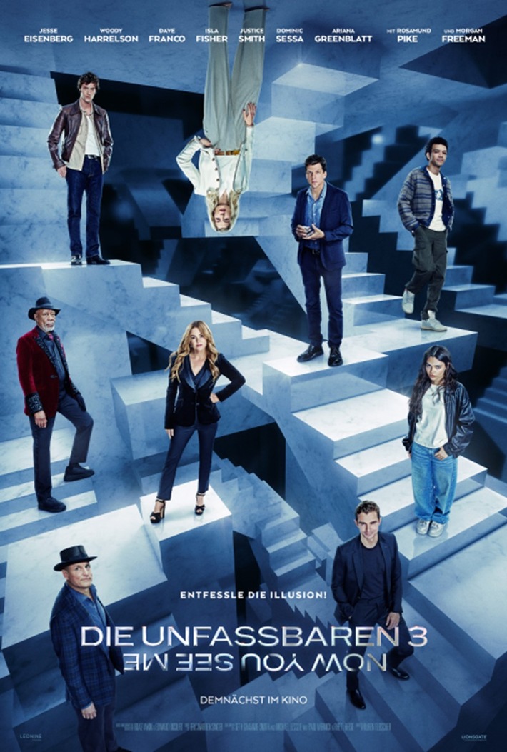 DIE UNFASSBAREN 3 – NOW YOU SEE ME startet auf Platz 1 der Kinocharts