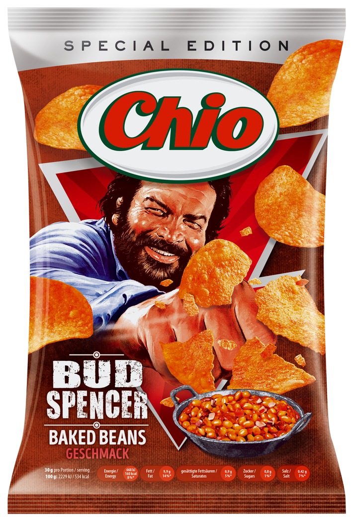 Zwei sind nicht zu bremsen: Die neue Chio Chips Limited Edition Bud Spencer & Terence Hill