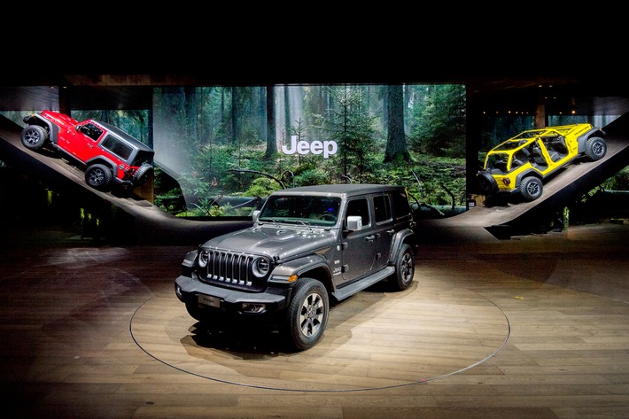 Jeep®-Stand auf dem Genfer Automobilsalon 2018 gewinnt "Creativity Award"