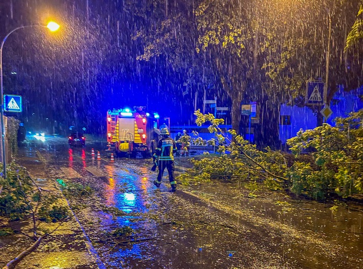 KFV Bodenseekreis: Gewitter verursachen viele Einsätze für die Feuerwehren