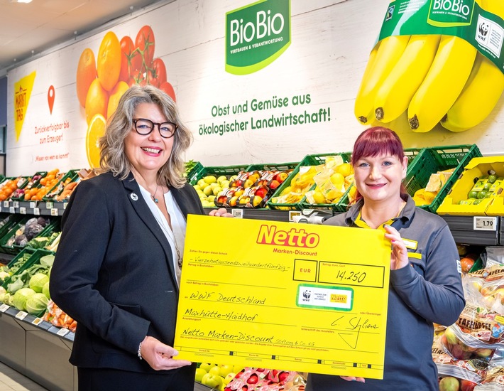 BioBio-Food Truck: Netto Marken-Discount spendet 14.250 Euro an Einnahmen an WWF-Projekt für Artenvielfalt