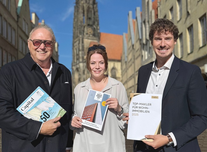 HOMANN IMMOBILIEN an der Spitze Deutschlands - Höchstnote im Capital-Makler-Kompass 2025
